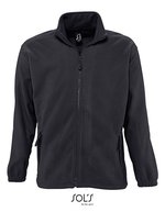 SOL´S Fleecejacke North mit Stehkragen, Neon Orange L, L742 – Charcoal Grey (Solid)