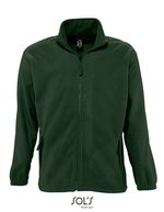 SOL´S Fleecejacke North mit Stehkragen, Neon Orange L, L742 – Fir Green