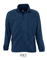 SOL´S Fleecejacke North mit Stehkragen, Neon Orange L, L742 – Navy