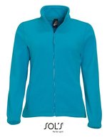 SOL´S Fleece Jacke mit Stehkragen für Damen, Aqua XL, L745 – Bild 2