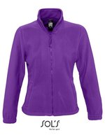 SOL´S Fleece Jacke mit Stehkragen für Damen, Aqua XL, L745 – Dark Purple
