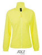 SOL´S Fleece Jacke mit Stehkragen für Damen, Aqua XL, L745 – Neon Yellow