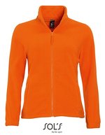 SOL´S Fleece Jacke mit Stehkragen für Damen, Aqua XL, L745 – Orange