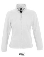 SOL´S Fleece Jacke mit Stehkragen für Damen, Aqua XL, L745 – White