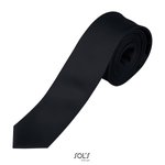 SOL´S Slim Tie Gatsby Krawatte aus Satin, Black 152 x 5 cm, L821 – Bild 3