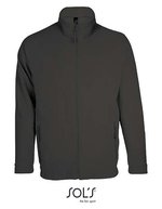 SOL´S Kurz geschnittene Fleecejacke mit Reißverschluss, Black S, L827 – Charcoal Grey (Solid)