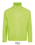 SOL´S Kurz geschnittene Fleecejacke mit Reißverschluss, Black S, L827 – Neon Green