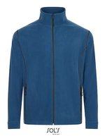 SOL´S Kurz geschnittene Fleecejacke mit Reißverschluss, Black S, L827 – Slate Blue/Grey (Solid)