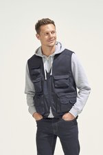 SOL´S Reporter Jacke Wild mit 9 Taschen, Black S, L836 – Bild 1