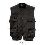 SOL´S Veste de reporter Wild avec 9 poches, Black S, L836 – image 3