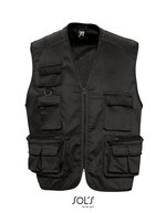 SOL´S Reporter Jacke Wild mit 9 Taschen, Black S, L836 – Bild 2