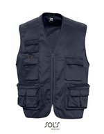 SOL´S Reporter Jacke Wild mit 9 Taschen, Black S, L836 – Navy