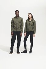 SOL´S Softshell-Jacke mit Reißverschlusstaschen für Herren, Army L, L837 – Bild 1