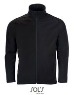 SOL´S Softshell-Jacke mit Reißverschlusstaschen für Herren – Black