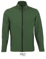 SOL´S Softshell-Jacke mit Reißverschlusstaschen für Herren – Bottle Green