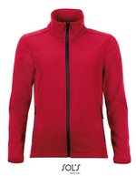SOL´S Softshell-Jacke Race mit Taschen für Damen, Army S, L838 – Pepper Red
