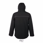 SOL´S Softshelljacke mit abnehmbarer Kapuze für Herren, Black S, L843 – Bild 4