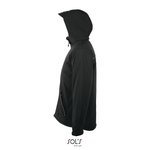 SOL´S Softshelljacke mit abnehmbarer Kapuze für Herren, Black S, L843 – Bild 5