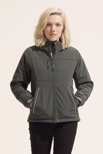 SOL´S Softshelljacke mit Kapuze und Taschen für Damen, Black S, L844 – Bild 1