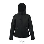 SOL´S Softshelljacke mit Kapuze und Taschen für Damen, Black S, L844 – Bild 3