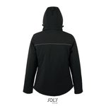 SOL´S Softshelljacke mit Kapuze und Taschen für Damen, Black S, L844 – Bild 4