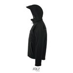 SOL´S Softshelljacke mit Kapuze und Taschen für Damen, Black S, L844 – Bild 5