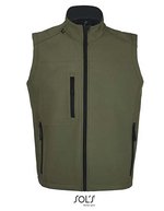 SOL´S Softshell Weste wasserdicht atmungsaktiv für Herren, Army S, L846 – Bild 2