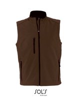 SOL´S Softshell Weste wasserdicht atmungsaktiv für Herren, Army S, L846 – Dark Chocolate