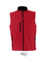 SOL´S Softshell Weste wasserdicht atmungsaktiv für Herren, Army S, L846 – Pepper Red