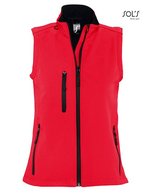 SOL´S Softshell Weste mit Kordelzug für Damen, Army S, L847 – Rouge