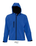 SOL´S Softshell-Jacke mit Kapuze für Herren, Black S, L848 – Blu reale 241