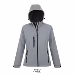 SOL´S Giacca Softshell con Cappuccio Replay da Donna, Pepper Red L, L849 – immagine 3