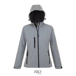 SOL´S Softshell-Jacke mit Kapuze Replay für Damen, Black S, L849 – Bild 3