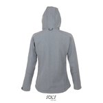 SOL´S Softshell-Jacke mit Kapuze Replay für Damen, Black S, L849 – Bild 4