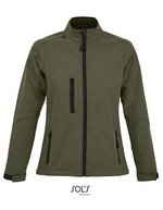 SOL´S Softshell-Jacke Roxy mit Taschen für Damen, Abyss Blue S, L863 – Armee