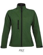 SOL´S Softshell-Jacke Roxy mit Taschen für Damen, Abyss Blue S, L863 – Vert bouteille