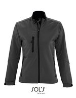 SOL´S Softshell-Jacke Roxy mit Taschen für Damen, Abyss Blue S, L863 – Anthracite Gris (Uni)