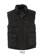 SOL´S Wattierte Herren Weste mit Taschen, Black M, L865 – Bild 2