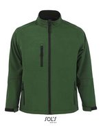 SOL´S Wasserdichte Softshell-Jacke mit Taschen, Abyss Blue S, L866 – Bottle Green