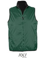 SOL´S Wendbarer Bodywarmer mit Fleece-Futter, Black XS, L867 – Verde foresta
