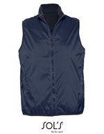 SOL´S Wendbarer Bodywarmer mit Fleece-Futter, Black XS, L867 – Blu navy