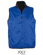 SOL´S Wendbarer Bodywarmer mit Fleece-Futter, Black XS, L867 – Blu reale 241