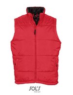 SOL´S Wasserabweisender Bodywarmer mit Taschen, Black XL, L868 – Red
