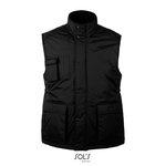 SOL´S Ripstop Bodywarmer Wells mit Fleece-Futter, Black S, L869 – Bild 3