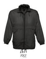 Unisex Windbreaker Surf Jacket – Black