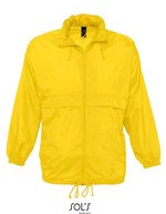 SOL´S Wasserabweisender Windbreaker mit Kapuze, Neon Lime XXL, L889 – Or