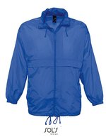SOL´S Wasserabweisender Windbreaker mit Kapuze, Neon Lime XXL, L889 – Bleu royal 241