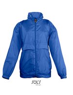 SOL´S Windbreaker Surf, 100% Nylon für Kinder, Black 5/6 (105-116cm), L889K – Royal Blue 241