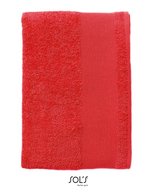 SOL´S Frottier-Handtuch Island 50x100 cm, White 50 x 100 cm, L890 – Red