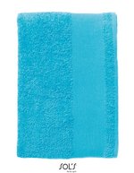 SOL´S Drap de bain Island 70 100% coton, White 70 x 140 cm, L891 – Turquoise